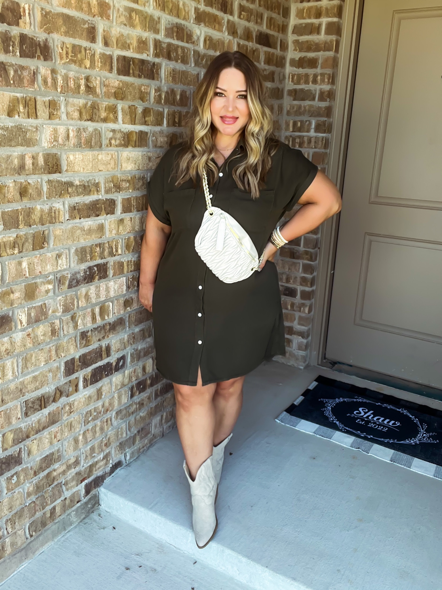 Dress size XXL (size up if you have wider hips) 
Boots tts (wide foot friendly) 

#LTKcurves #LTKunder50 #LTKstyletip