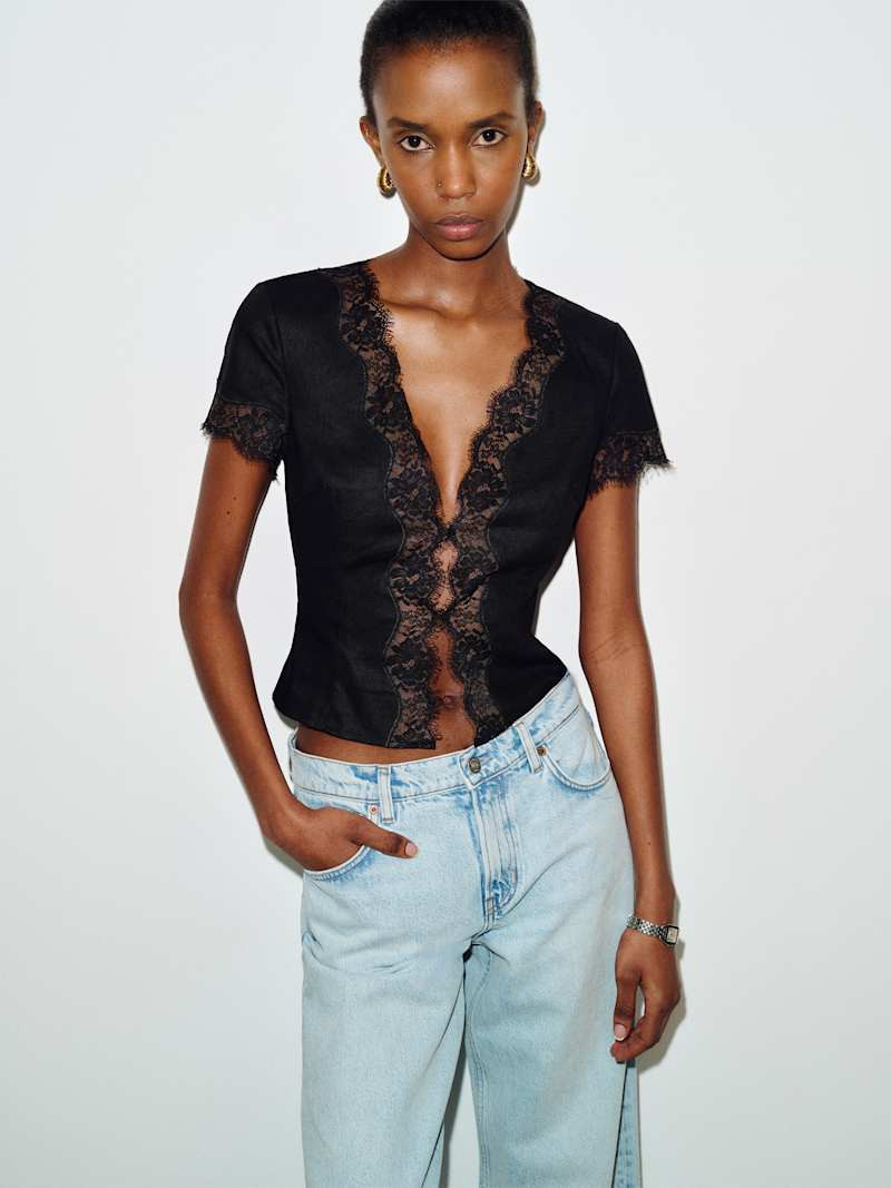 Brynn Linen Top | Reformation (Global)