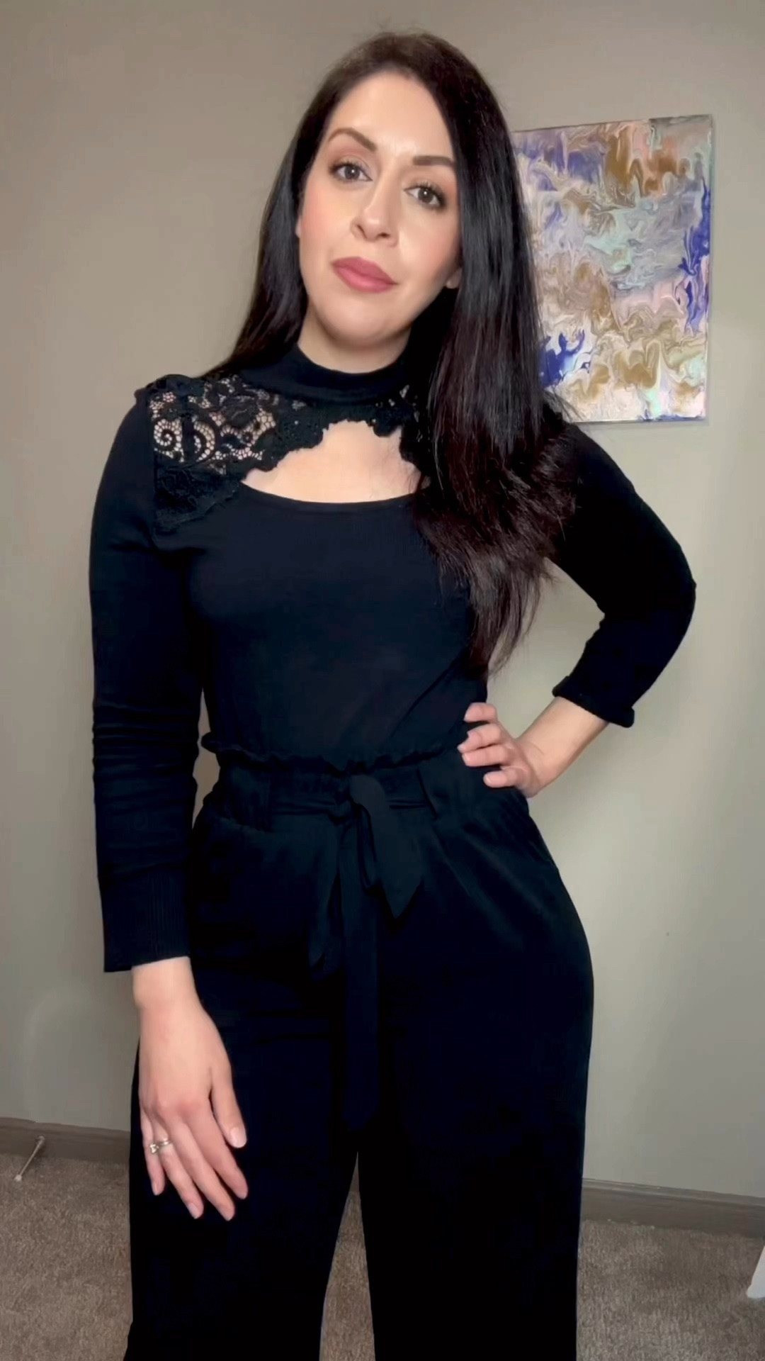 Just a touch of style while keeping it cozy! The top and cardigan are no longer available, but the pants are still in stock. I found some similar options for the cardigan and top on Amazon if you’re interested! 

#LTKShoeCrush #LTKWorkwear #LTKFindsUnder50