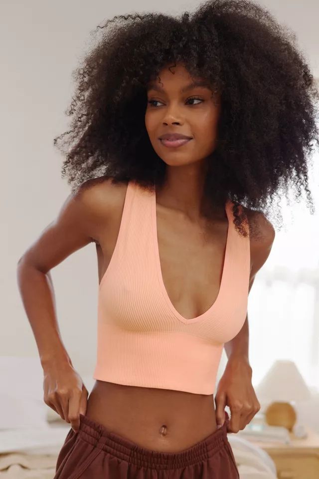 Out From Under Hailey Seamless Plunging Bra Top | Urban Outfitters (US and RoW)
