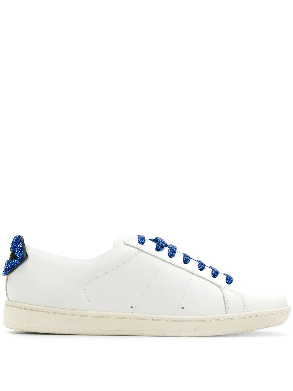 Saint Laurent Glitter Lips Sneakers - Farfetch | Farfetch (US)