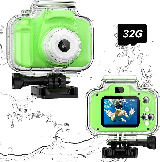 Kids Waterproof Camera, Camera for Kids Underwater Camera Video Camera for Kids for Kids for Toys... | Amazon (US)