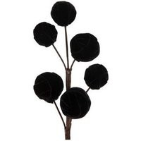 Black Velvet Spheres Ball Picks For Christmas Diy Floral Arrangement Decoration | Etsy (US)