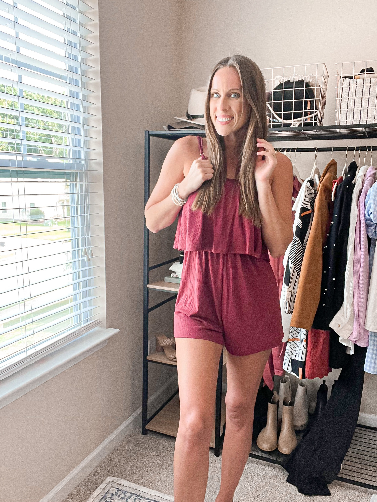 Fall outfit idea 🤎

This cute romper is a great color to take from summer to fall.  I live in the south so it’s going to be warm for a little while. 

It’s so comfortable 
Wearing a size small 

I’ve linked a few accessories to pair with it as well

 

Romper, amazon fashion, burgundy outfit , fall outfit, travel outfit , sandals , belt bag, accessories , Jean jacket 

#LTKstyletip #LTKfindsunder50 #LTKSeasonal