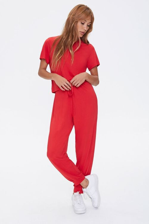 Crew Tee & Joggers Lounge Set | Forever 21 (US)