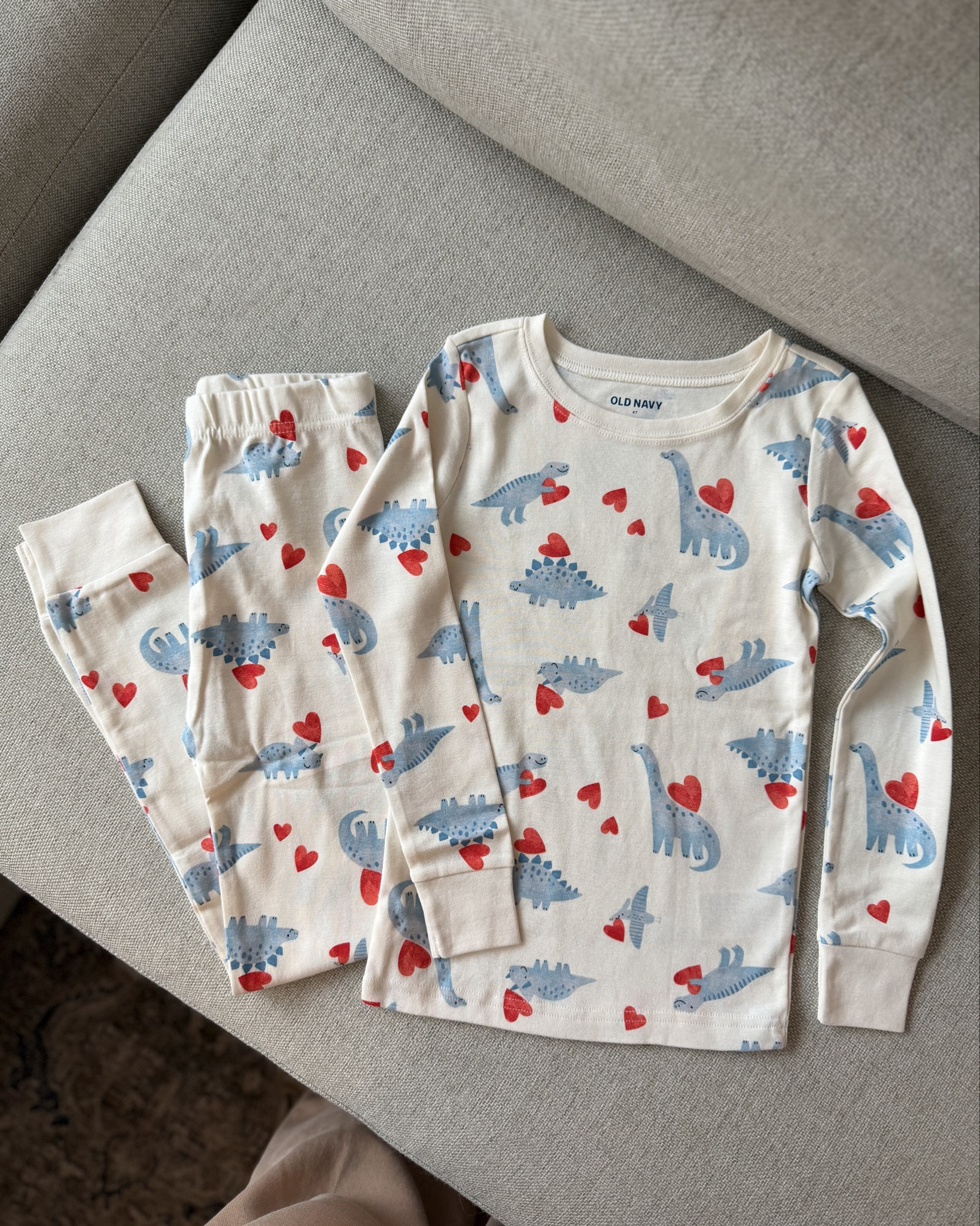 Dinosaur valentines pajamas for our boy 🩵🩵 he loves these so much! Size up because they run small! 

Old Navy, toddler boy pajamas, Valentine’s Day pajamas for boys 

#LTKFindsUnder50 #LTKmomlife #LTKKids