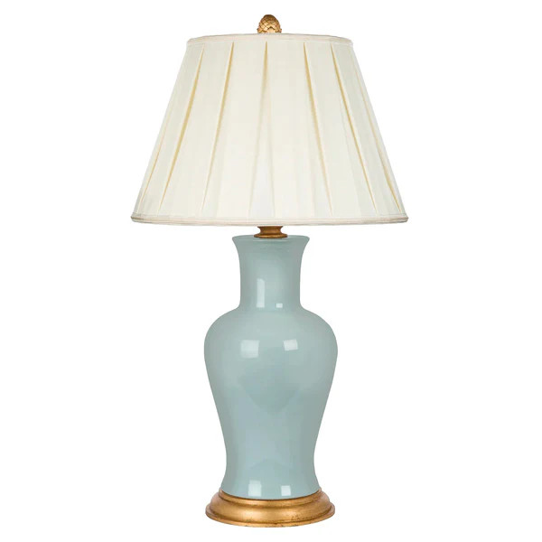 Bradburn Home Amelie Blue Couture Table Lamp | Paynes Gray