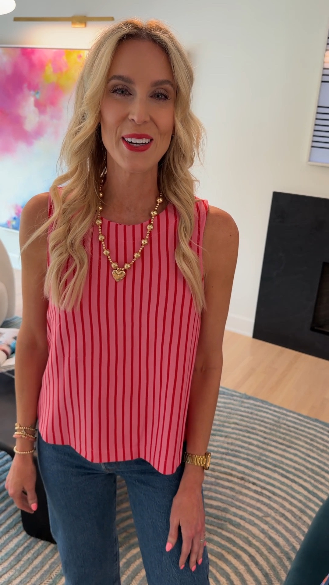 These Amazon tops are so cute and come in different colors/patterns! 