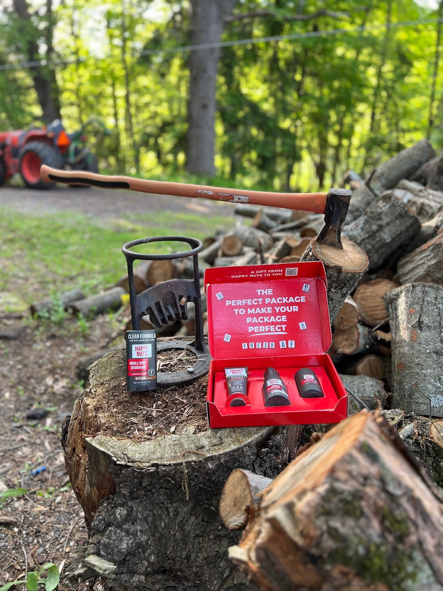 Husband’s been out here all day splitting wood, sweating in the sun… and he legit goes, “I still smell fresh AF.” 😂

The Happy Nuts “Nuts About You” kit passed the ultimate outdoor test — no chafing, no stink, no sketchy ingredients. Just clean, dry, all-day comfort. And it’s 20% off today. 👏🏻





🧼 Aluminum-free
🚫 Paraben-free
🌱 100% vegan + cruelty free
🧴 Includes Comfort Cream, Powder Spray, AND Anti-Chafe Stick
📦 Gift-worthy packaging that's hilarious and practical



Snag one for your guy for Father’s Day — trust me, he’ll thank you.

#amazonfinds #fathersdaygifts #myhappynuts @myhappynuts #ad

#LTKGiftGuide #LTKMens #LTKSaleAlert