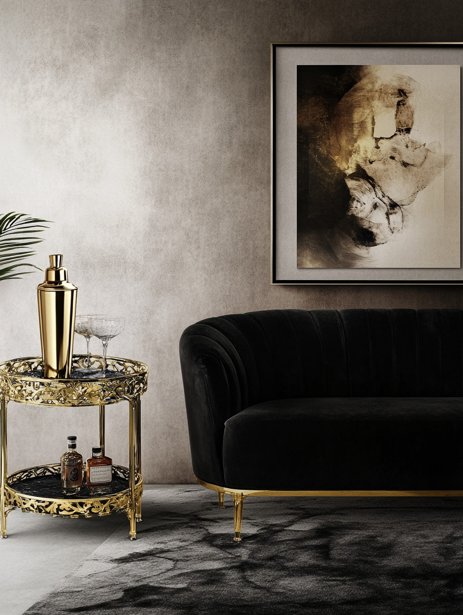 Add a beautiful gold bar cart to elevate your home with effortless elegance and functionality. This timeless accent piece works beautifully beside a sofa, next to a bed, or in any space where you love to entertain, unwind, or enjoy quiet evenings. With its sculptural design and warm metallic finish, a bar cart instantly adds polish while keeping essentials within easy reach.

More than just a serving piece, a gold bar cart doubles as stylish storage and decor — perfect for glassware, books, candles, or curated bottles. Whether styled for entertaining guests or everyday living, it brings a sense of luxury, intention, and versatility to modern, classic, or transitional interiors.

#barcartdecor #eleganthomedecor #luxuryliving 

 #LTKHome