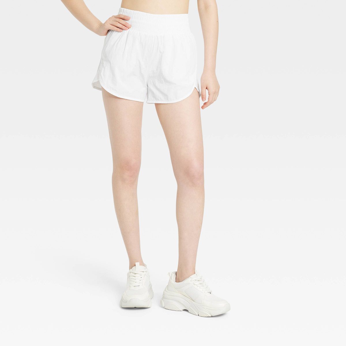 Women's High-Rise Crinkle Shorts 3" - All In Motion™ | Target