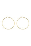 Click for more info about Savvy Cie | 18K Yellow Gold Vermeil 58mm Hoop Earrings | Nordstrom Rack