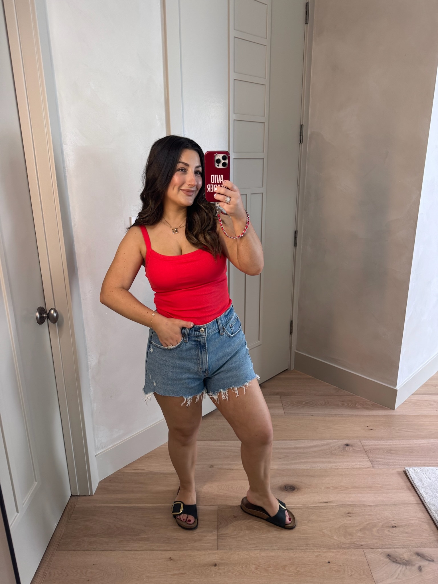 Tank size small
It has a built in bra! 

Mom shorts! 
I wear the curve love! 

5’0” 140lbs

#LTKootd #LTKPetite #LTKSaleAlert