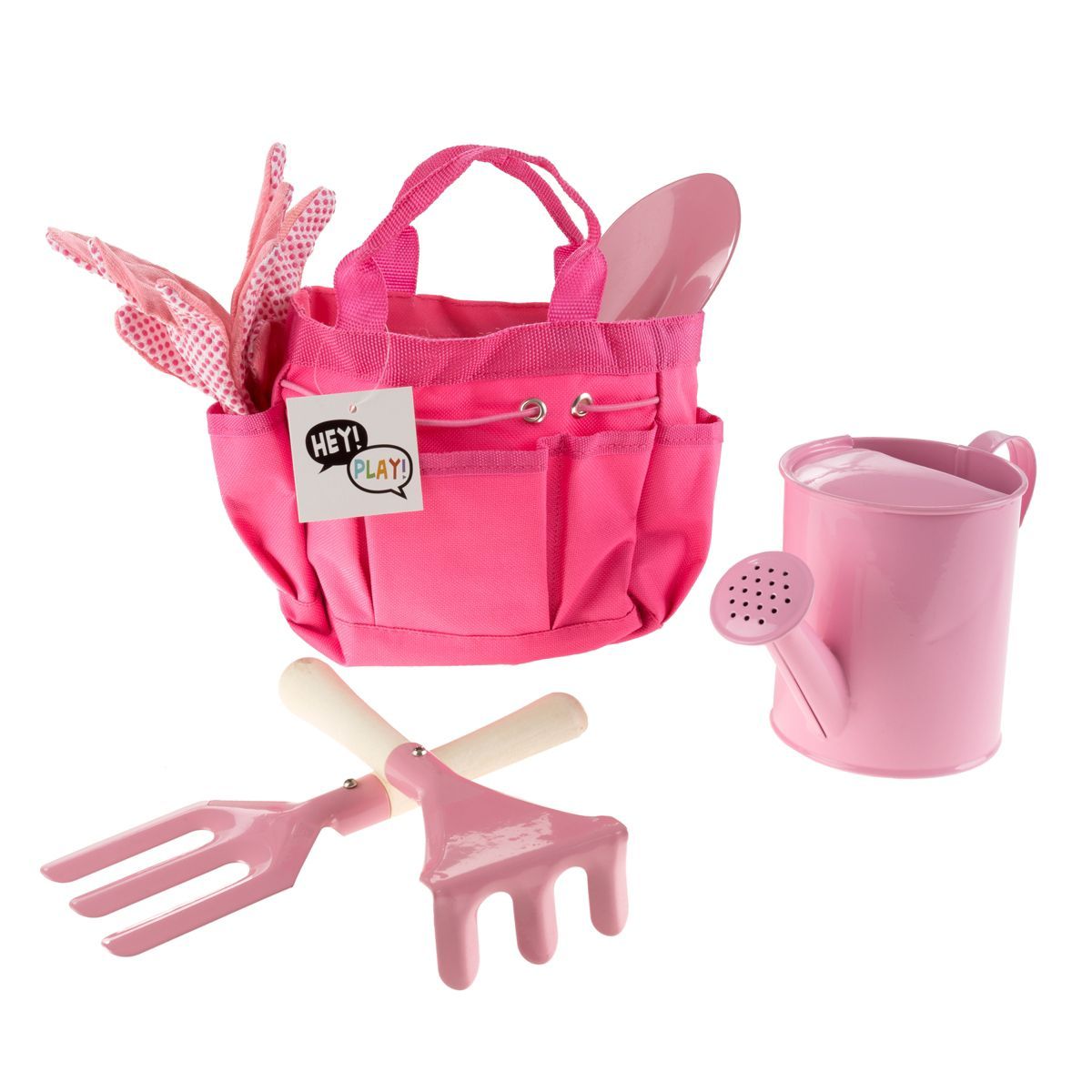 Toy Time Kids' Gardening Set – Mini Garden Tools with Child-Sized Shovel, Rake, Fork, Gloves, W... | Target
