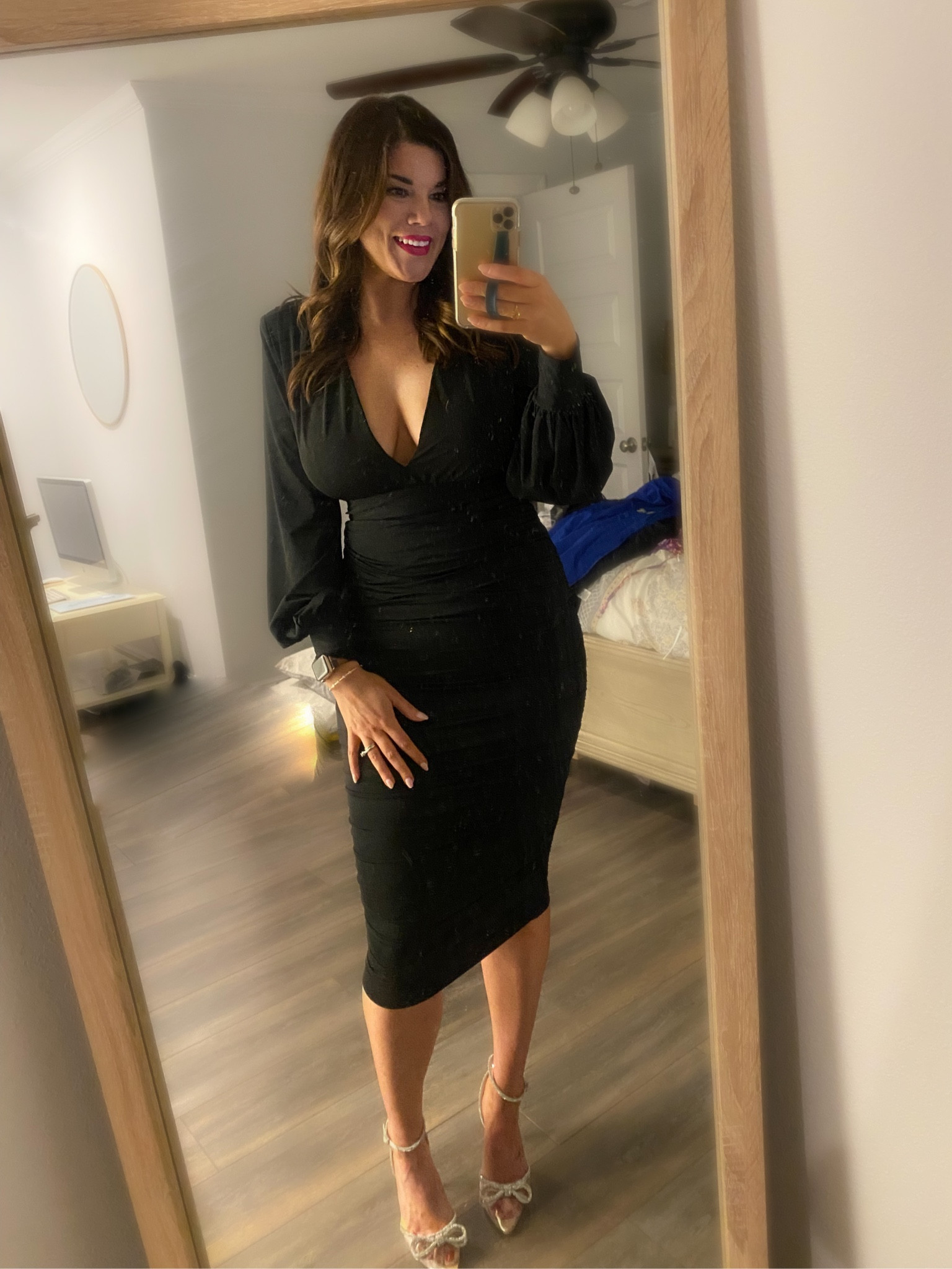 Obsessed with this Rent the Runway dress! Fits TTS!  I was supposed to get the medium and small but at the last minute they told me the medium wasn’t available so I made the small work. Definitely could’ve used a medium though!

#LTKFind #LTKstyletip #LTKunder50