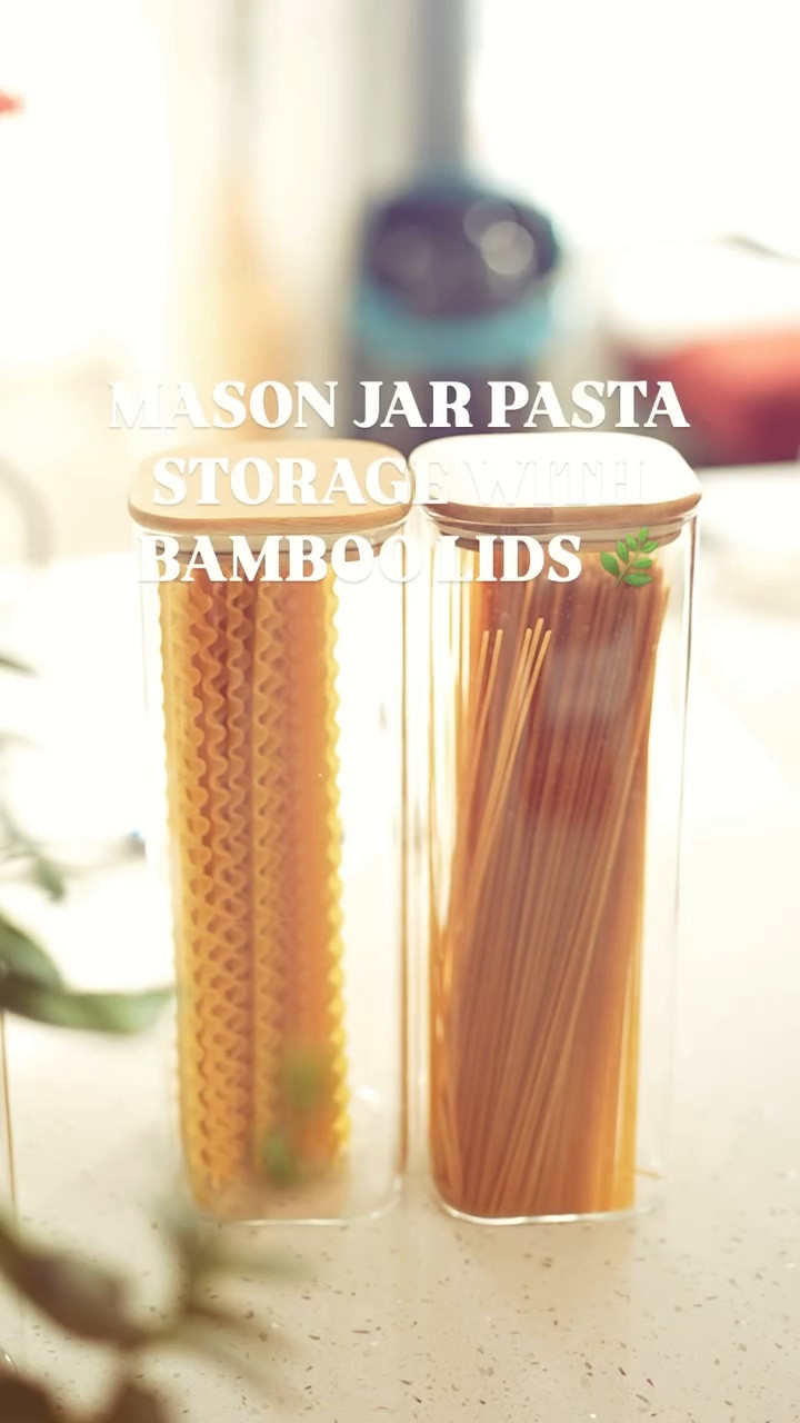 One step at a time toward #plasticfreeliving! Start with these pasta containers—available in different sizes, perfect for cereal, flour, beans, coffee, and more.

#LTKHome