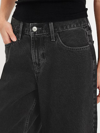 Mid-Rise Wow Baggy Wide-Leg Jeans | Old Navy (US)