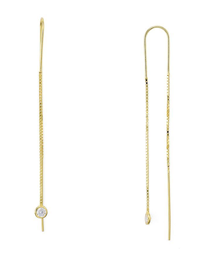 AQUA Sterling Silver Dangling Threader Earrings - 100% Exclusive Back to Results -  Jewelry & Acc... | Bloomingdale's (US)