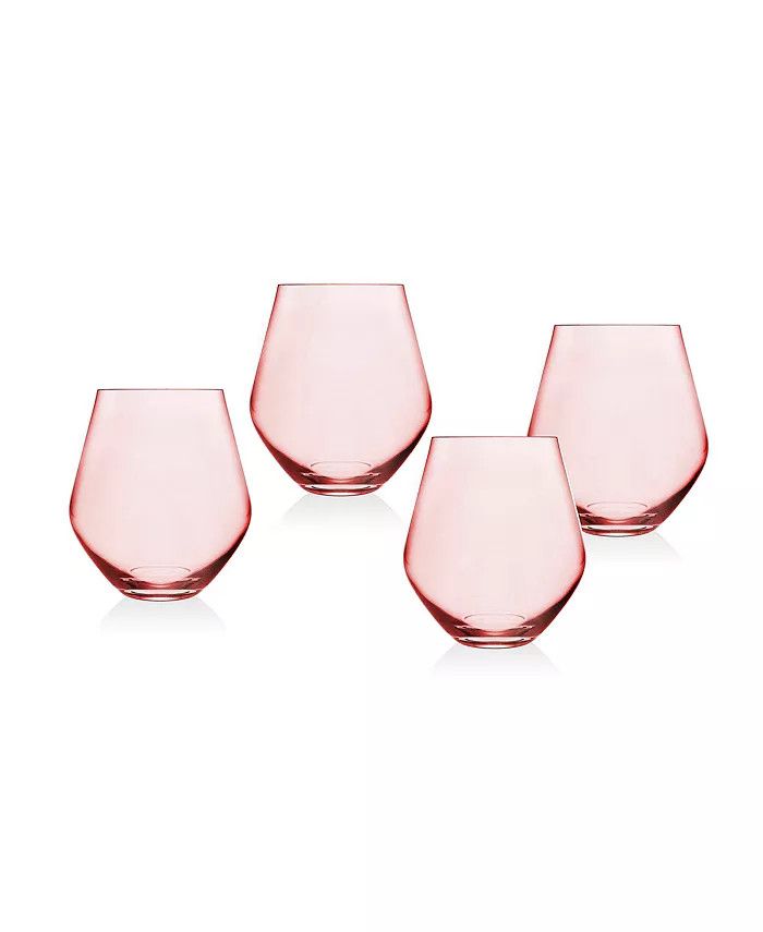 Godinger Meridian Blush Stemless - Set of 4 & Reviews - Glassware & Drinkware - Dining - Macy's | Macys (US)