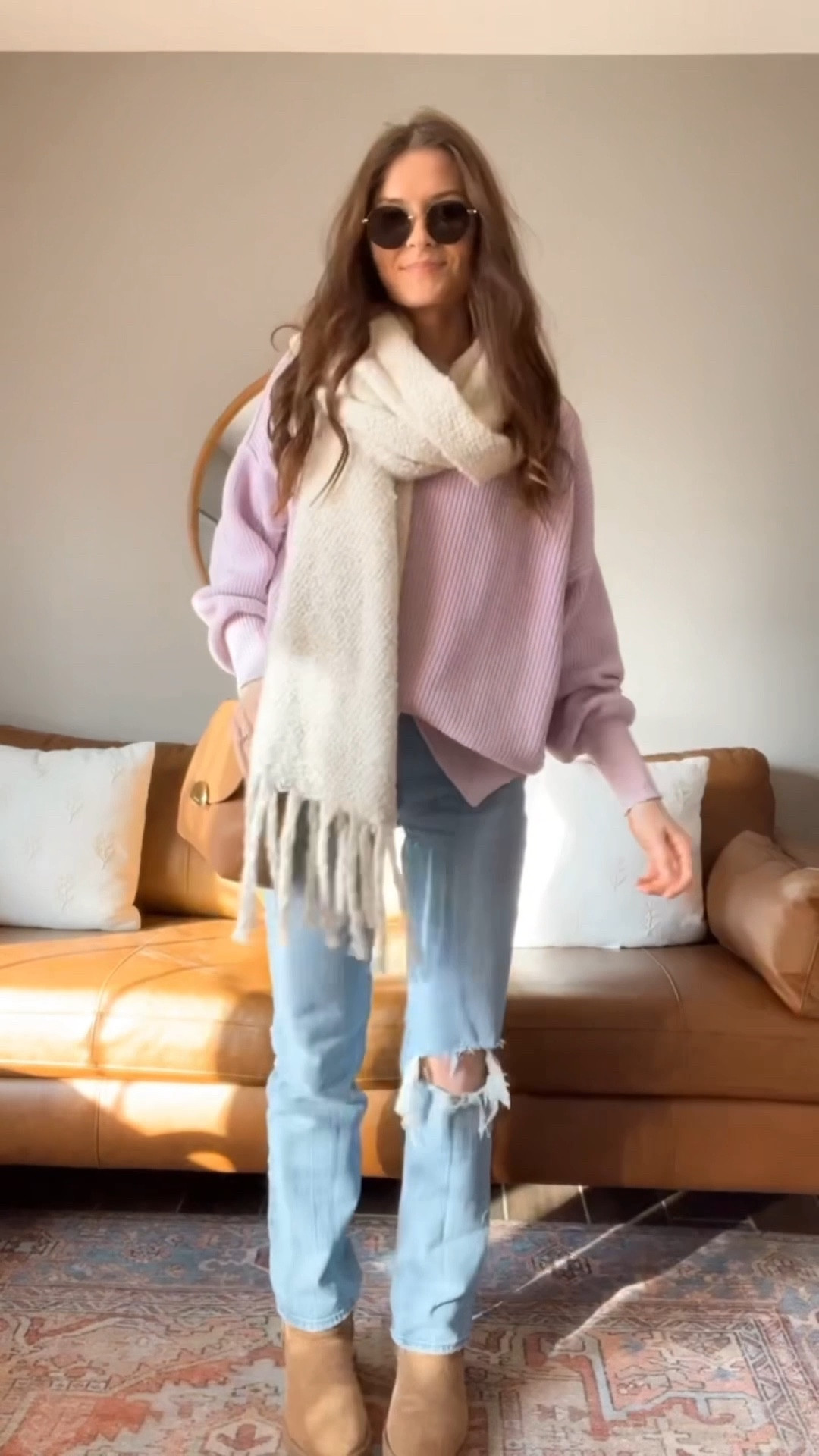 Wearing small in sweater
Sized down in jeans 
Mini uggs tts 



#LTKSeasonal