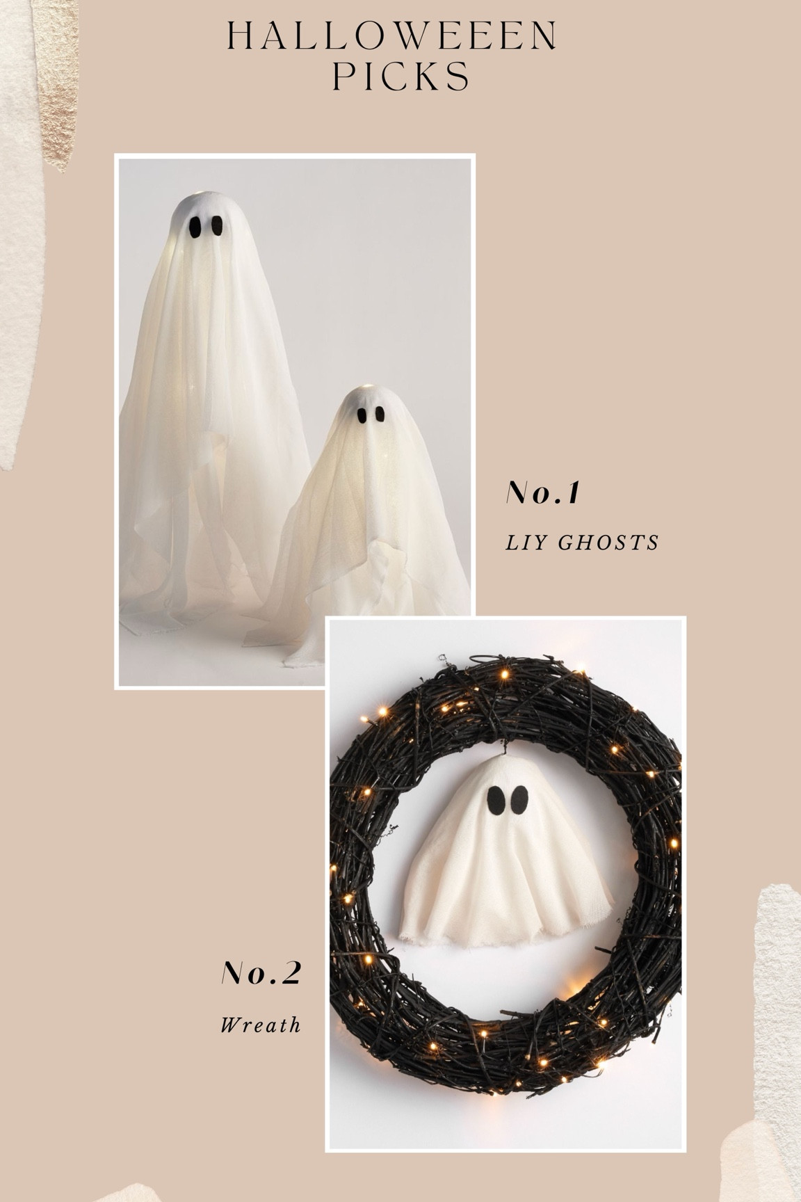 Halloween Decor picks.
Ghost halloween, exterior decor. Monochromatic halloween. Modern picks

#LTKFallSale #LTKSeasonal