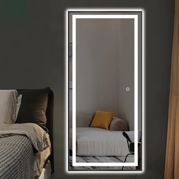 Hickson LED Lighted Full Length Mirror | Wayfair Professional
