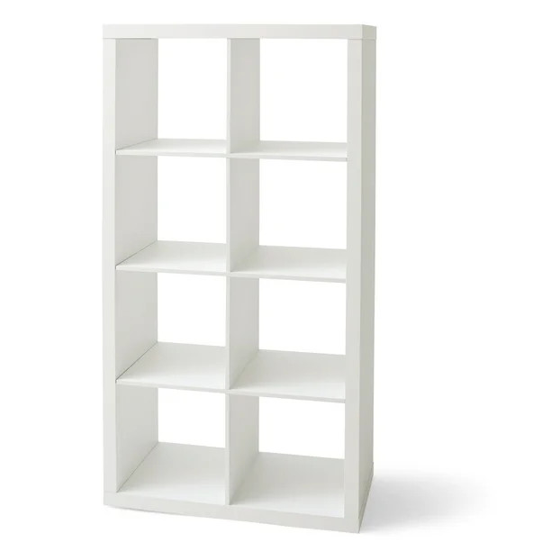 Better Homes & Gardens 8-Cube Storage Organizer, Textured White - Walmart.com | Walmart (US)