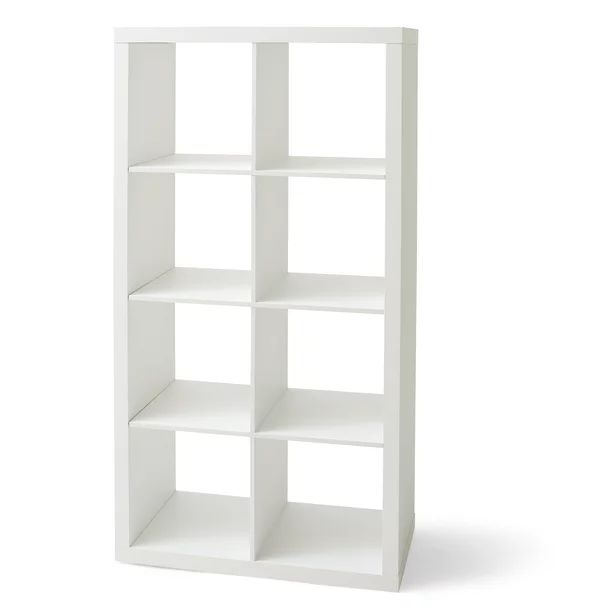 Better Homes & Gardens 8-Cube Storage Organizer, Textured White | Walmart (US)