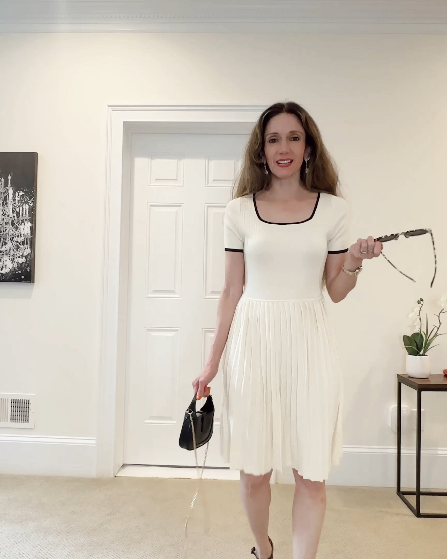 This is the cutest luxury look for less dress. 💛 TTS and under $40!!  So classic and old money aesthetic inspired 🥰

#LTKSeasonal #LTKFindsUnder50 #LTKVideo