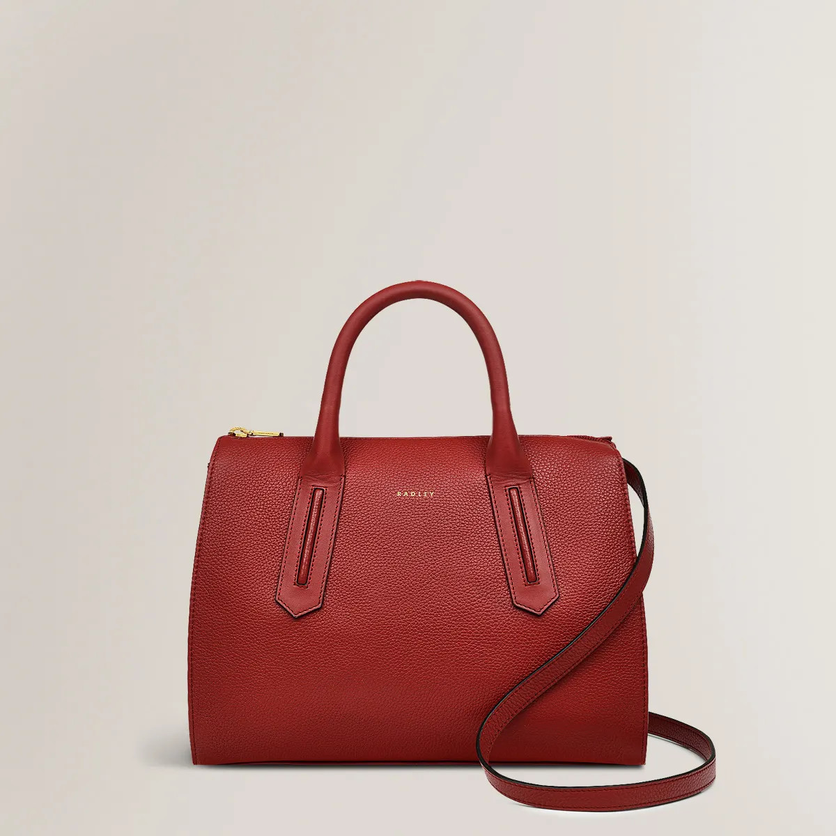 Claret Medium Ziptop Grab | Badgers Walk AW24 | Radley London | Radley London US