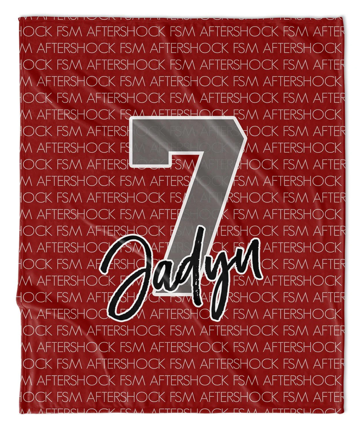 PERSONALIZED LARGE NUMBER TEAM BLANKET | Highway 3