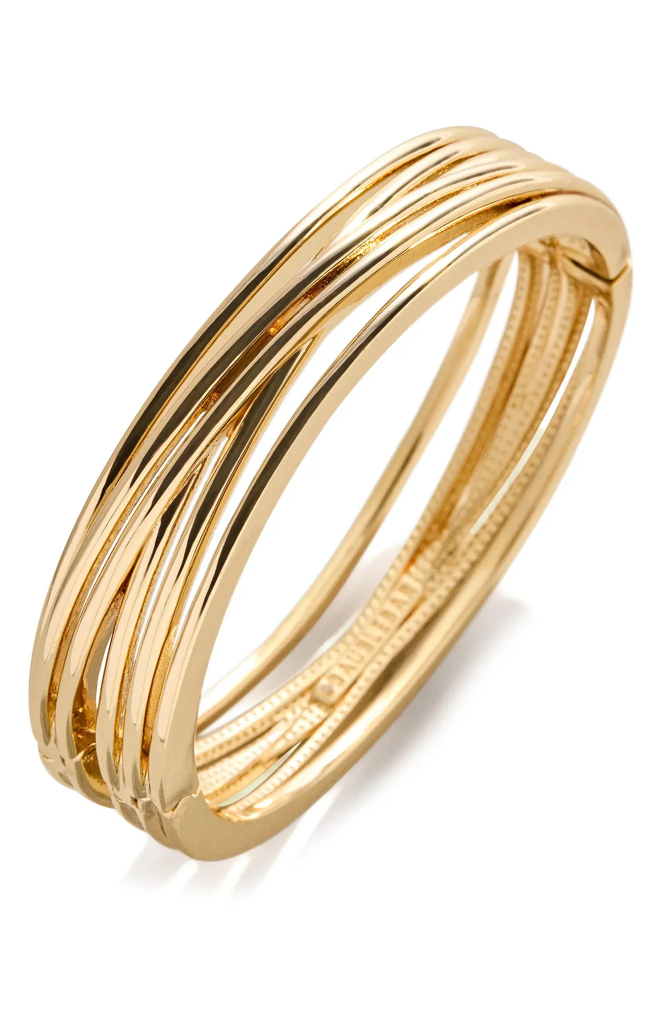 BaubleBar Iman Layered Bangle Bracelet in Gold at Nordstrom | Nordstrom