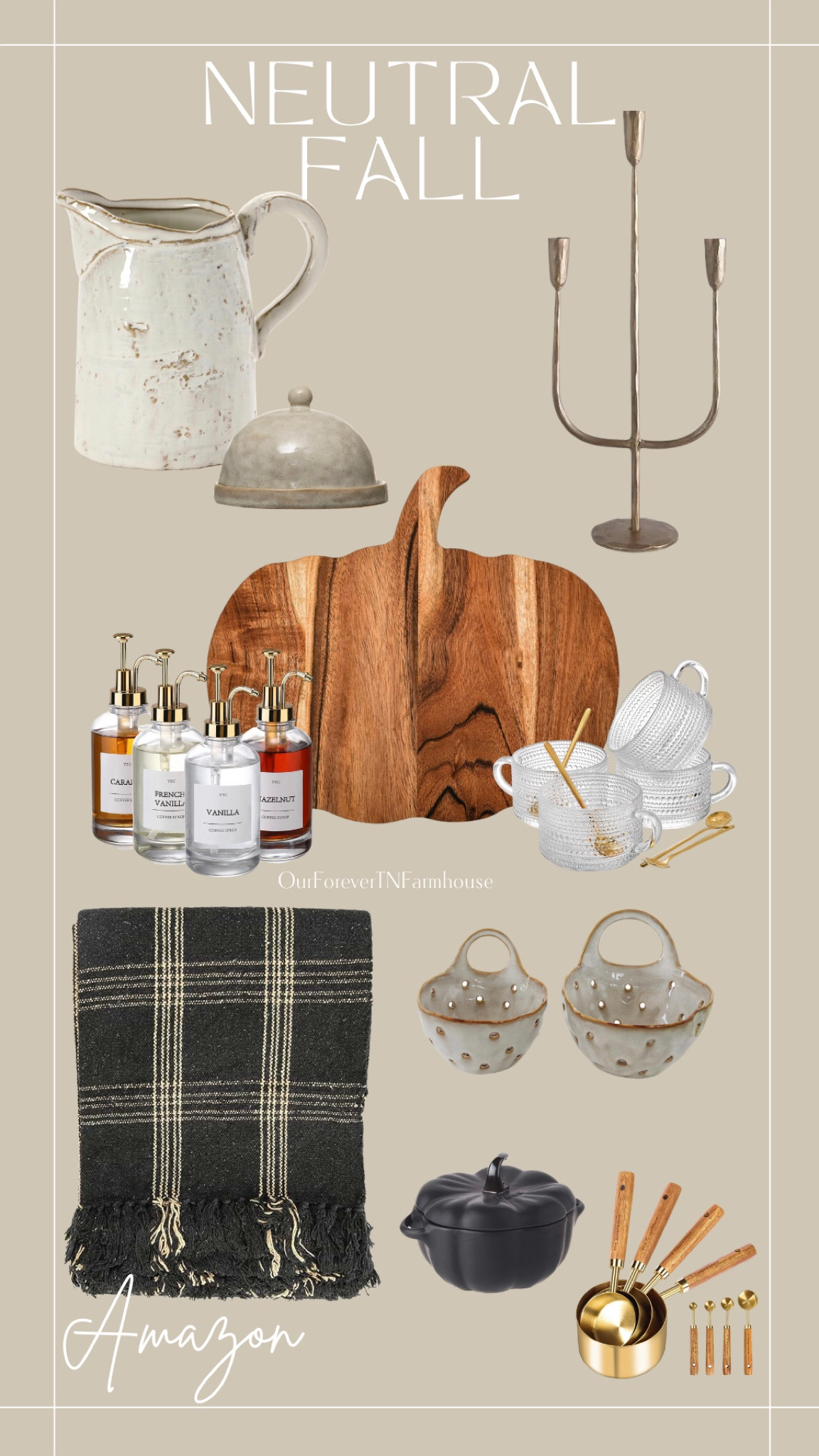 Neutral fall home decor from Amazon. 

#LTKhome #LTKSeasonal