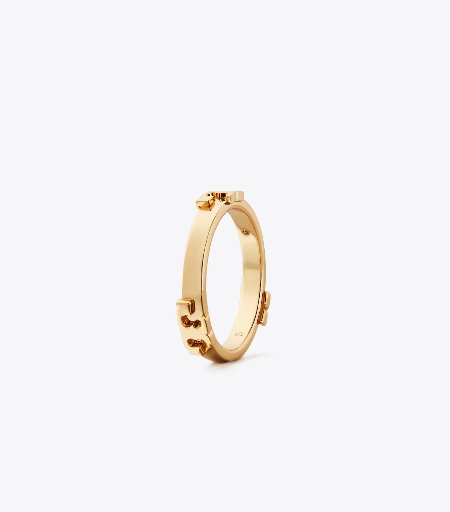 SERIF-T STACKABLE METAL RING | Tory Burch (US)