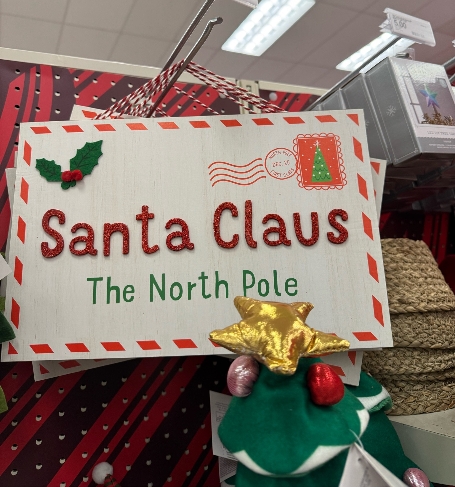 Santa Claus the North Pole mail wall decor sign! So cute for a playroom or a kids room only $5!

#LTKHoliday #LTKSeasonal #LTKCyberWeek
