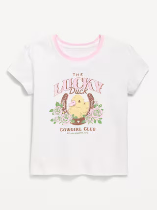 Short-Sleeve Graphic T-Shirt for Girls | Old Navy | Old Navy (US)
