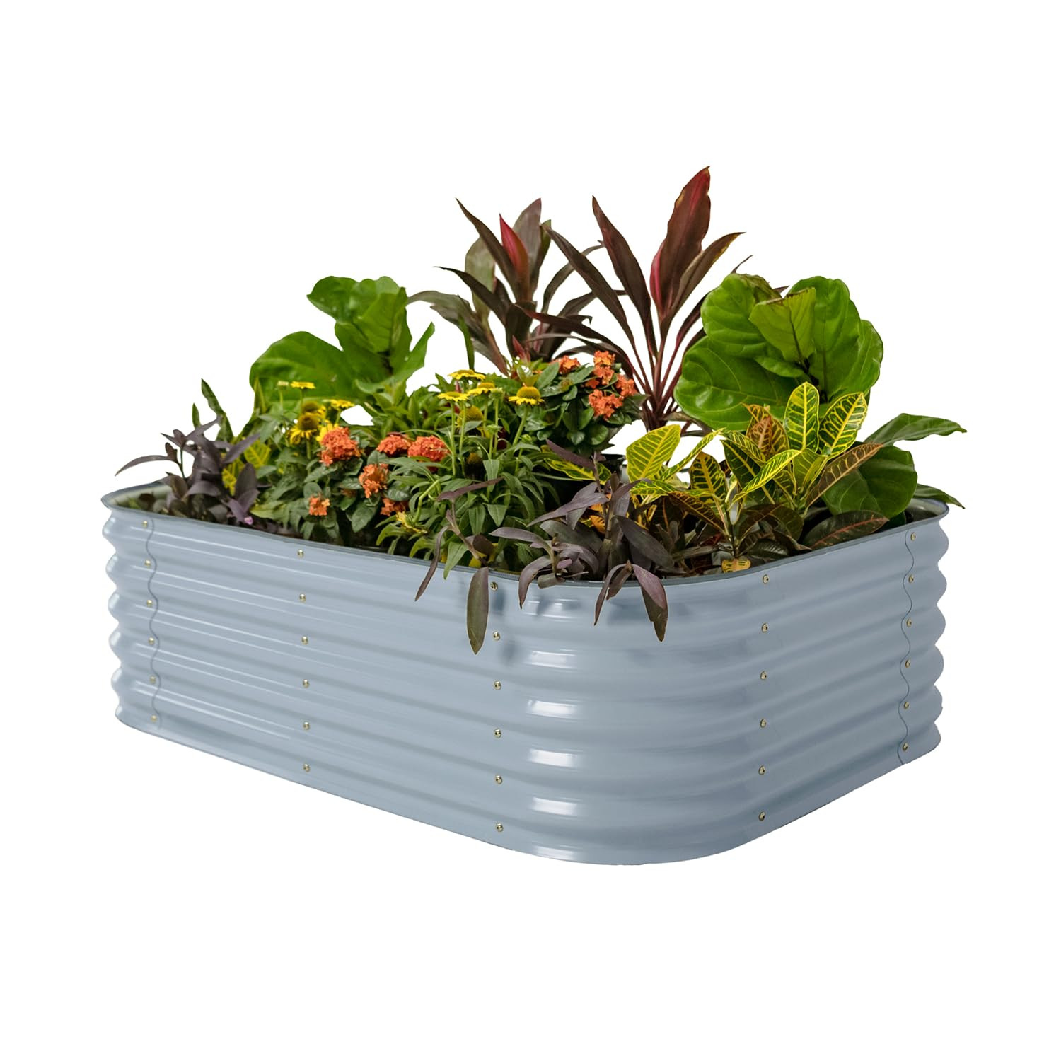 Vego garden Raised Garden Bed Kits, 17" Tall 6 in 1 Modular Metal Raised Planter Bed for Vegetabl... | Amazon (US)