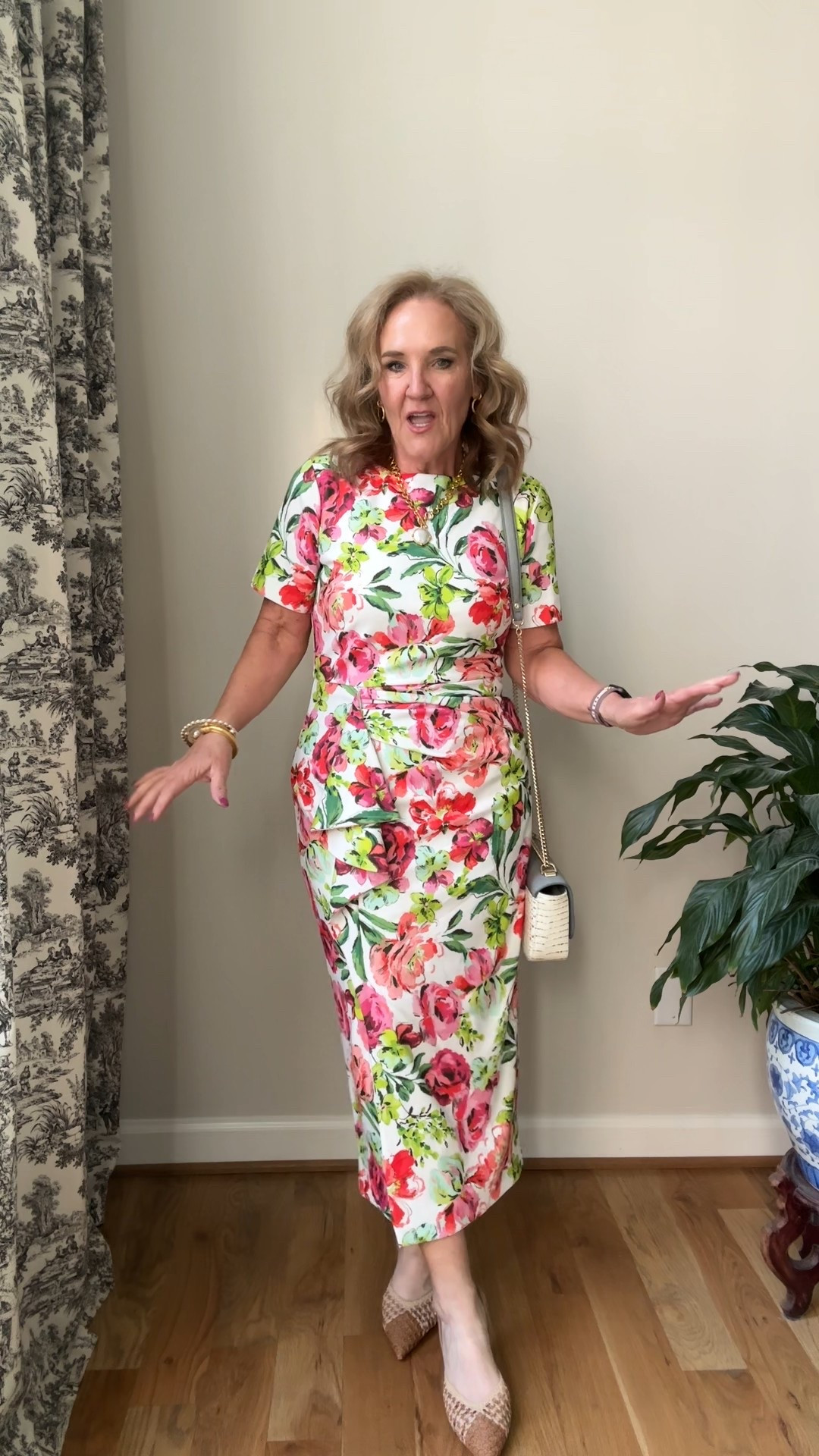 Oh my heavens is this not the prettiest sophisticated dress? True to size. Comes in solids too. A scuba knit. Wedding guest special event dress. Wearing a medium/size 8

You’ll have money leftover to spend on a bag or jewelry! 😂

Even mother of the bride mother of the groom worthy. 

MOB MOG dress wedding guest dress Easter dress 

#LTKWatchNow #LTKWedding #LTKOver40