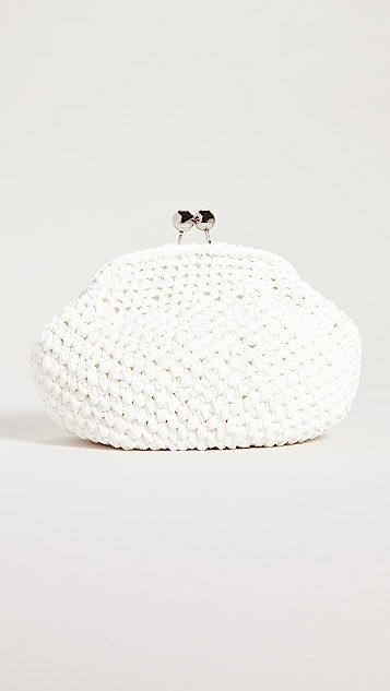 White Woven Clutch | Shopbop