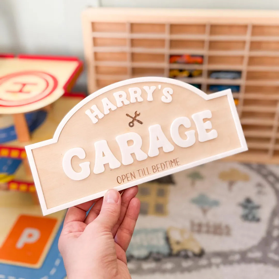Personalised Play Garage Sign, Garage Sign, Imaginative Play Decor, Role Play Sign - Etsy UK | Etsy (Global)