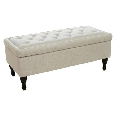 Chantelle Fabric Storage Ottoman - Christopher Knight Home | Target