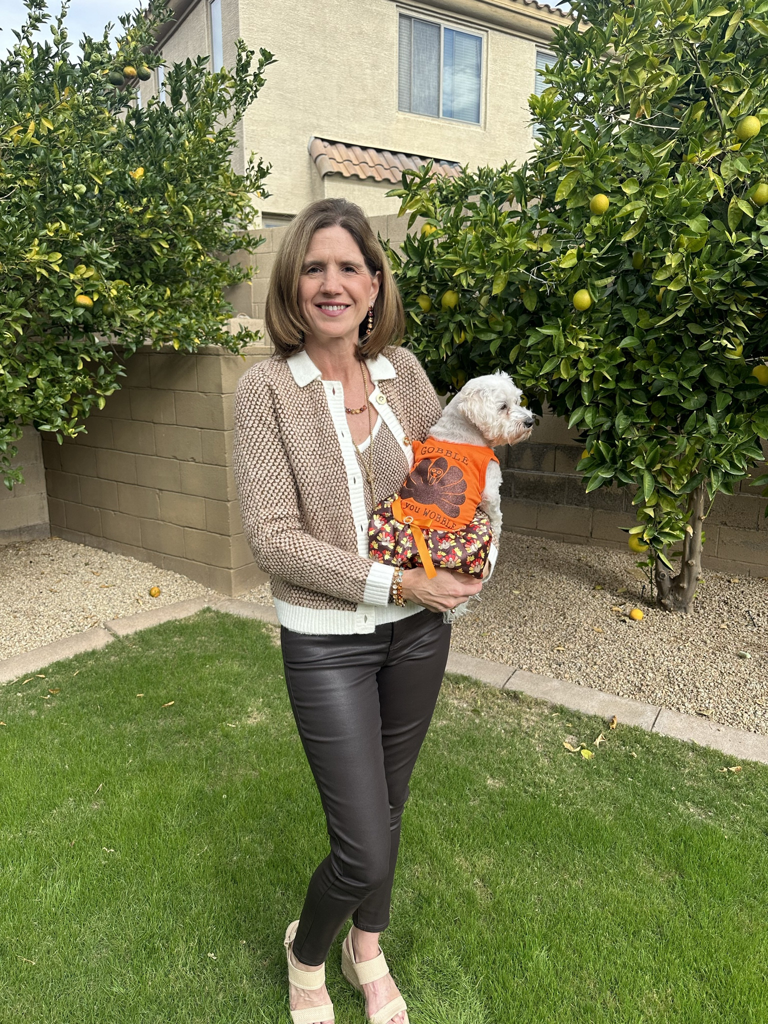 Workwear

Wore this outfit for Thanksgiving. Love these coated pants and this sweater set. Wearing a size S in sweater set and size 6 in pants. My sister is wearing a burgundy blouse and khaki pants. Size S in blouse and size 8 in pants. Our puppy is wearing a cute dress from Amazon. Everything is linked below. 

#LTKworkwear
#LTKbeauty
#LTKshoecrush
#LTKstyletip
#LTKover40

fall outfit, fall fashion, fall clothing, leather pants, workwear, holiday outfit, Thanksgiving outfit, family picture outfit, family photos. Lilly Pulitzer, Elsa, blouse, dog dress, 





#LTKHoliday #LTKSeasonal #LTKsalealert