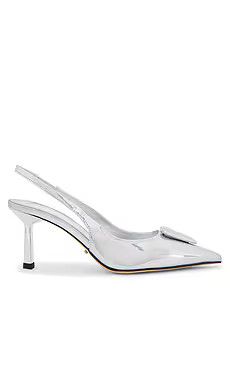 Tony Bianco Bertie Slingback Pump in Silver Shine from Revolve.com | Revolve Clothing (Global)