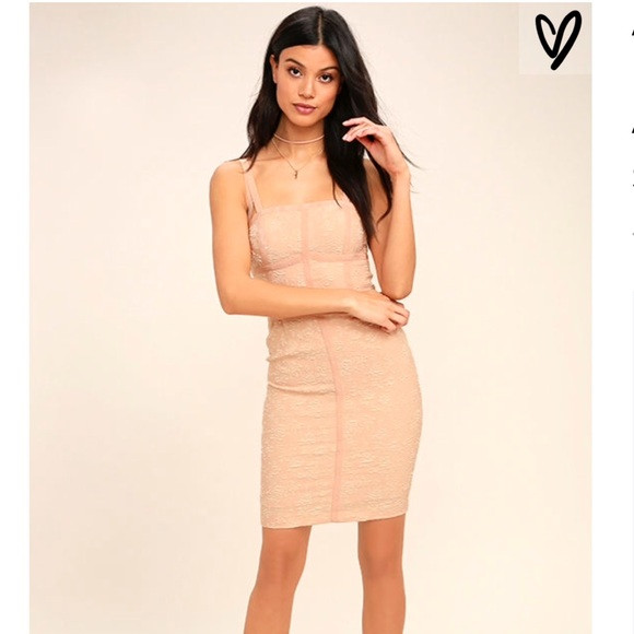 Ali & Jay Peach Bodycon Dress! | Poshmark