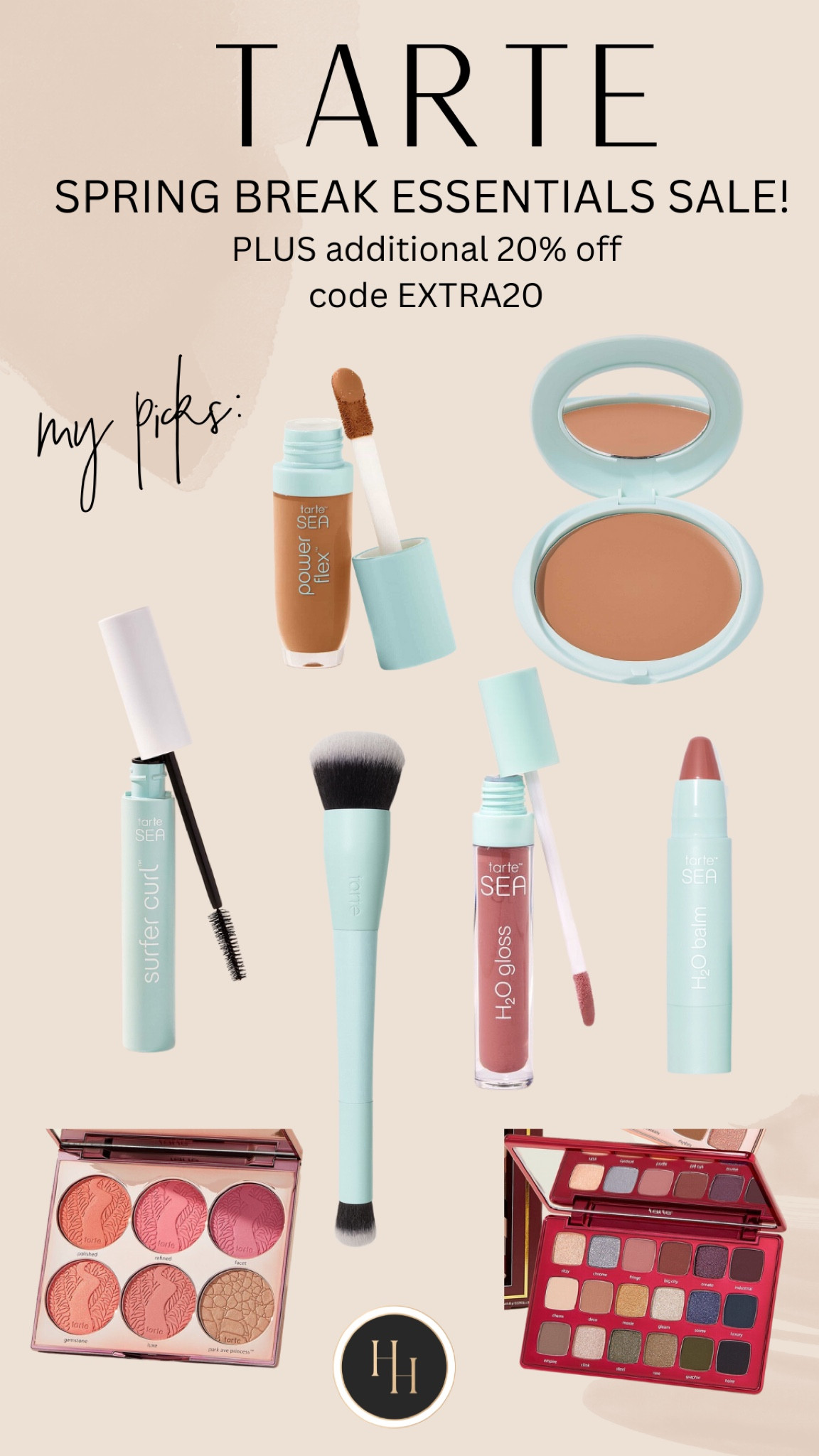 TARTE spring break essentials sale! Use code FRESH20 for an additional 20% off 

Sale alert, beauty, tarte, mascara, bronzer, lipgloss, lipstick, brush, eyeshadow

#LTKbeauty #LTKsalealert #LTKFind