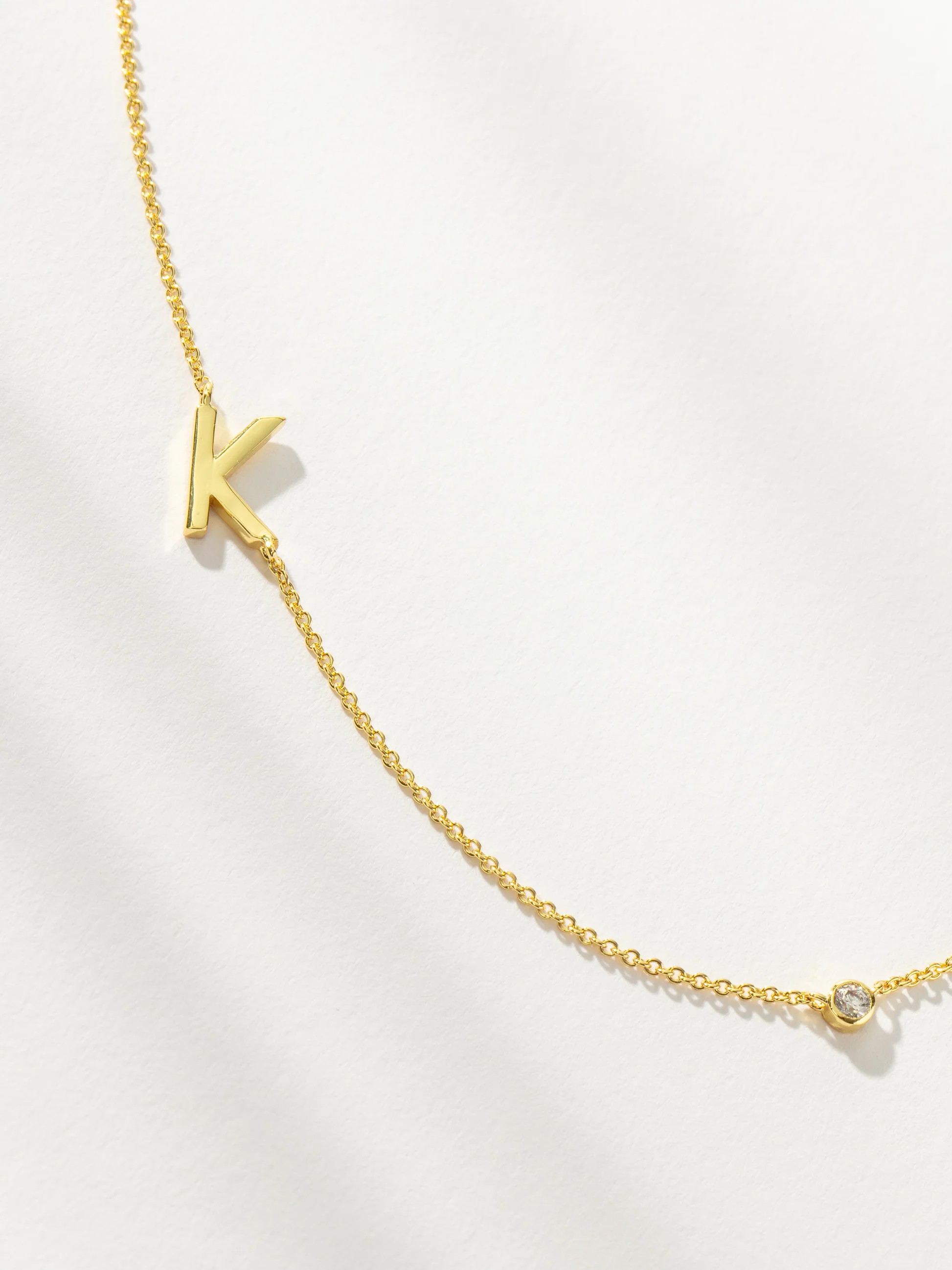 Personalized Touch Initial Chain Necklace in Gold | Uncommon James | Uncommon James