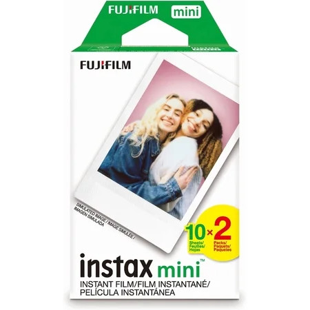 Fujifilm Instax Mini Twin Pack Film (20 sheets) | Walmart (US)