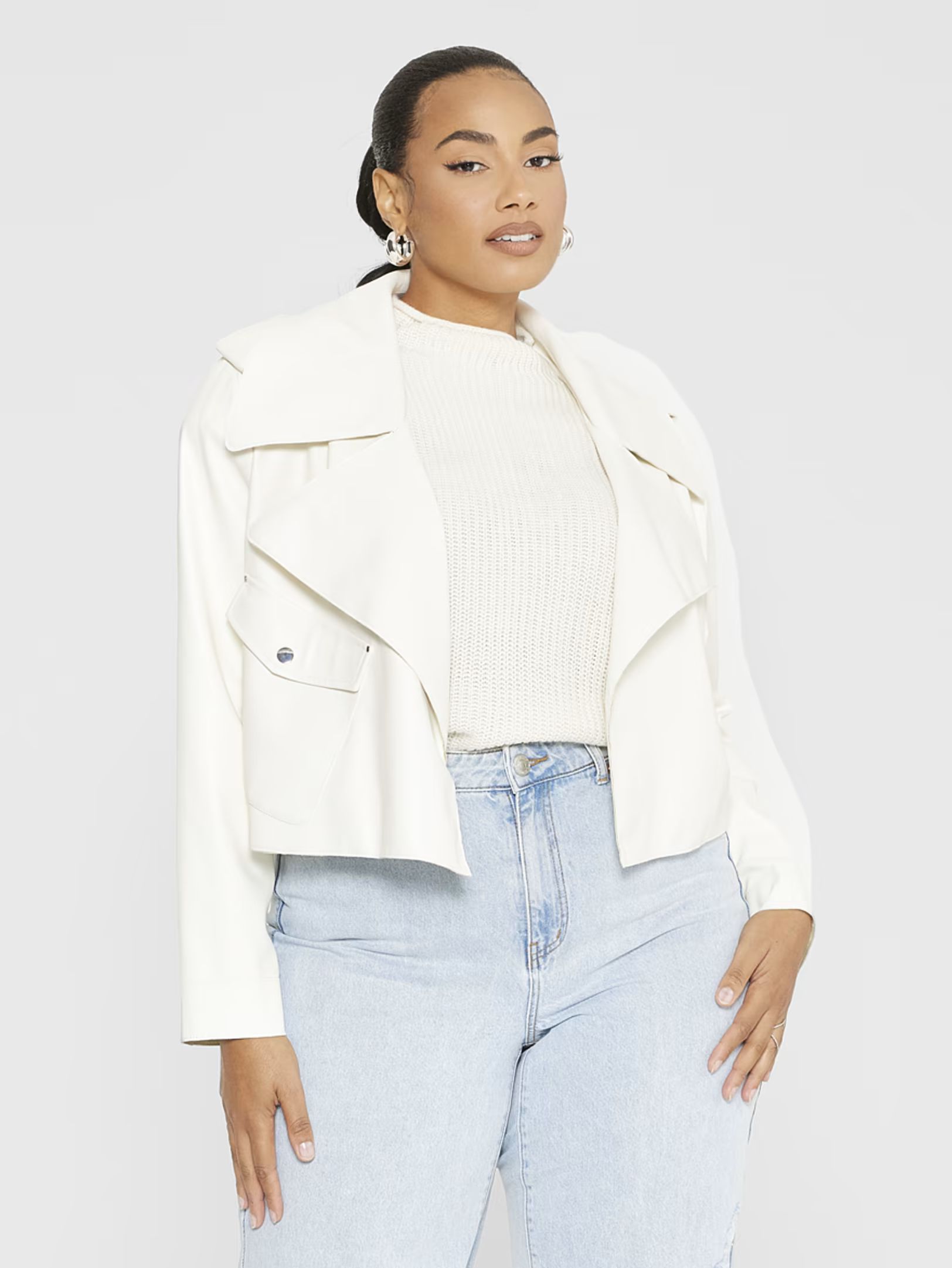 Plus Size Janet Moto Jacket - Gabi Fresh x FTF | Fashion to Figure | Fashion To Figure