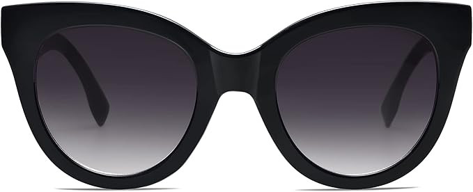 SOJOS Retro Oversized Cateye Sunglasses for Women Large Vintage Trendy Shades SJ2074 | Amazon (US)