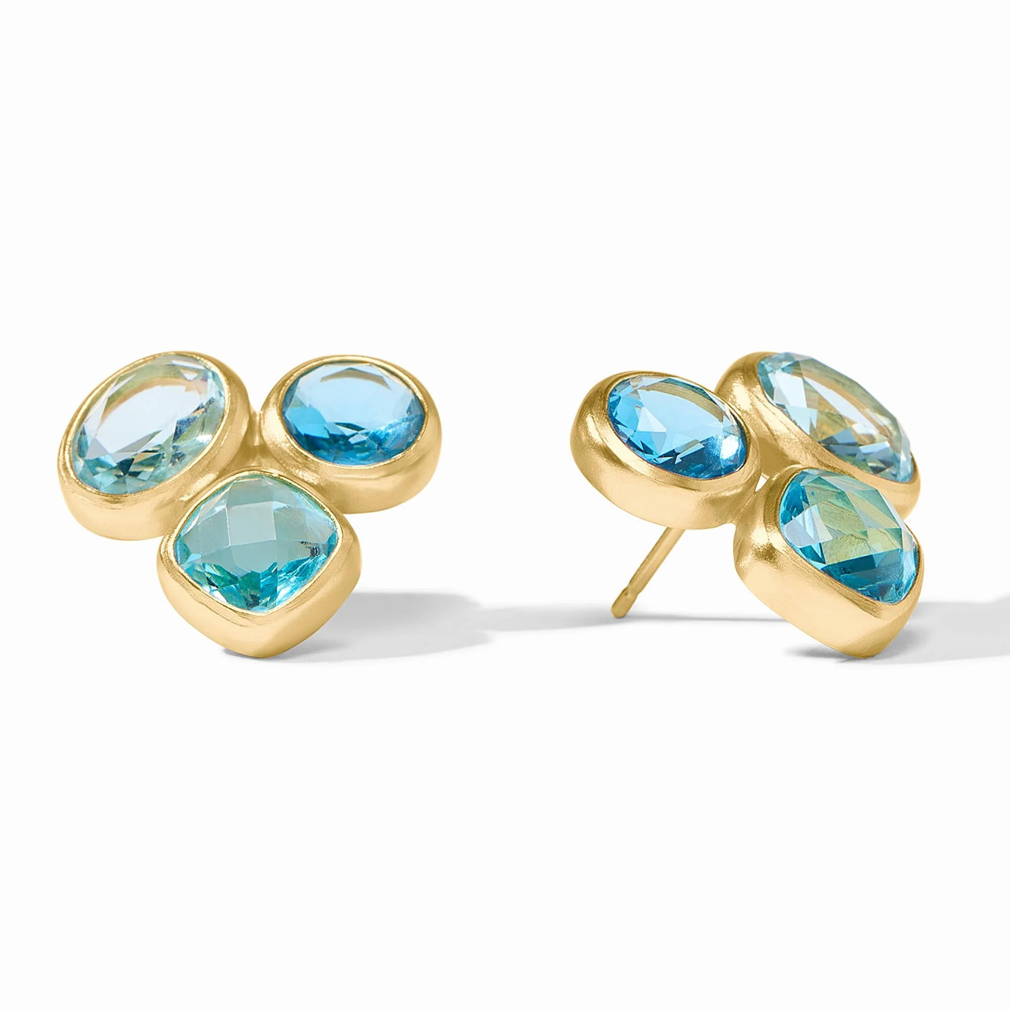 Kaleidoscope Gemstone Statement Stud Earrings | Julie Vos | Julie Vos